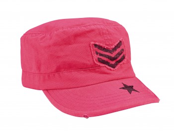 Women's Vintage Style Stripes & Stars Adjustable Fatigues Cap