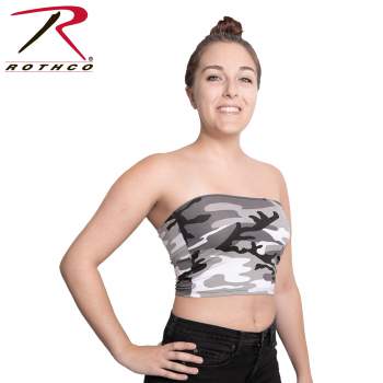 Women Camo Tube Top