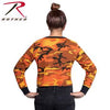 Women's Camo Long Sleeve Crop Top *GREAT BUY*