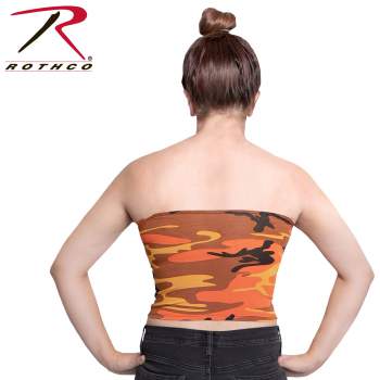 Women Camo Tube Top