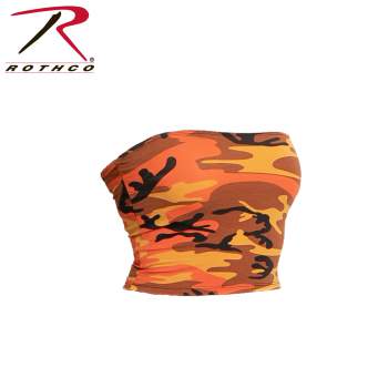 Women Camo Tube Top