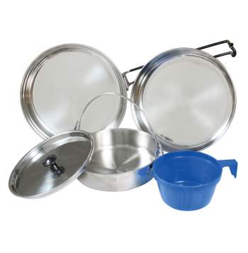 5 Piece Stainless Steel Mess Kit