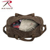 Waxed Canvas Shoulder Duffle Bag - 19 Inch