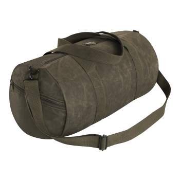 Waxed Canvas Shoulder Duffle Bag - 19 Inch