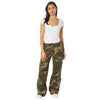 Women's Camo Vintage Style Paratrooper Fatigue Pants