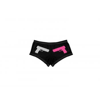 Pink Guns Booty Shorts & Tank Top