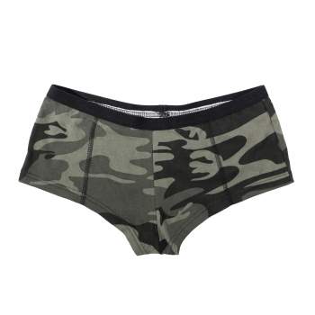 Black Camo "Booty Camp" Booty Shorts