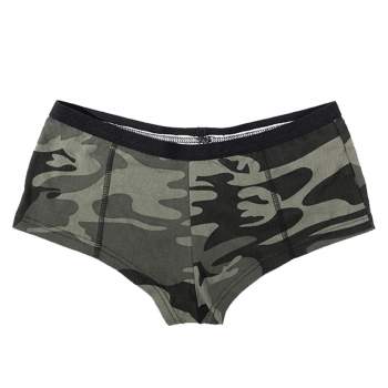 Black Camo "Booty Camp" Booty Shorts