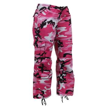 Womens Paratrooper Colored Camo Fatigues