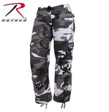 Womens Paratrooper Colored Camo Fatigues