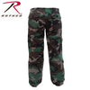 Womens Unwashed Camo Paratrooper Fatigue Pants