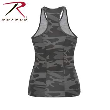 Womens Camo Workout Performance Tank Top