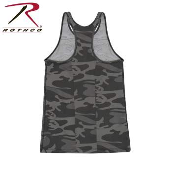 Womens Camo Workout Performance Tank Top