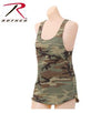 Womens Camo Racerback Tank Top