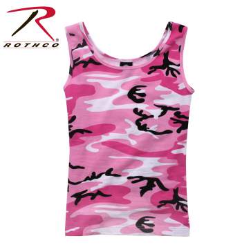 Womens Camo Stretch Tank Top