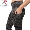 Womens Workout Performance Camo Leggings With Pockets