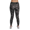 Womens Workout Performance Camo Leggings With Pockets