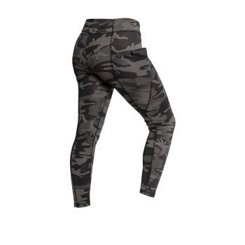 Womens Camo Workout Performance Shorts