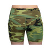 Womens Camo Workout Performance Shorts