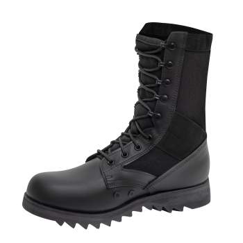 Black Ripple Sole Jungle Boots - Discontinued