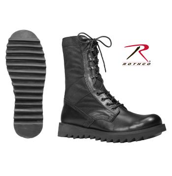 Black Ripple Sole Jungle Boots - Discontinued