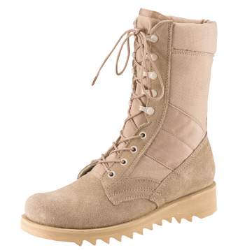 G.I. Type Ripple Sole Desert Tan Jungle Boots - Discontinued