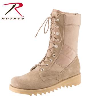 G.I. Type Ripple Sole Desert Tan Jungle Boots - Discontinued