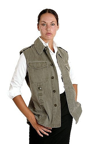 Vintage German Bundeswehr Moleskin Vest