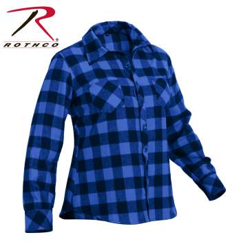 Womens Plaid Flannel Shirt