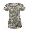 Womens Long Length Camo T-Shirt