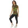 Womens Long Length Camo T-Shirt