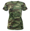 Womens Long Length Camo T-Shirt