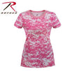 Womens Long Length Camo T-Shirt