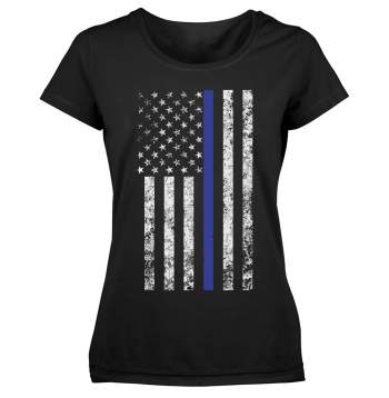 Women's Thin Blue Line Longer T-Shirt