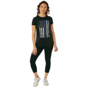 Women's Thin Blue Line Longer T-Shirt