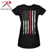 Womens Thin Red Line Longer T-Shirt