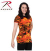 Womens Long Length Camo T-Shirt