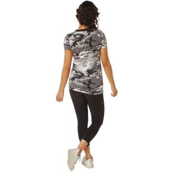 Womens Long Length Camo T-Shirt