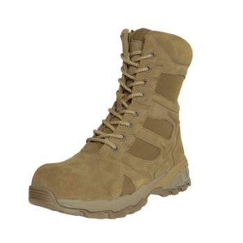 8 Inch Forced Entry Tactical Boot With Side Zipper & Composite Toe