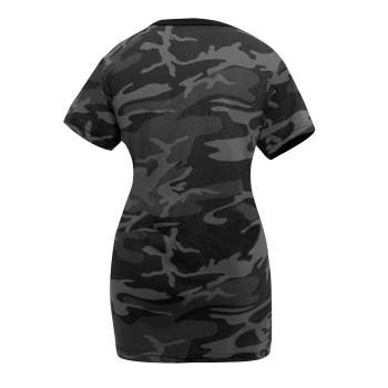 Womens Long Length Camo T-Shirt