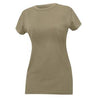 Womens Longer T-shirt - Coyote Brown