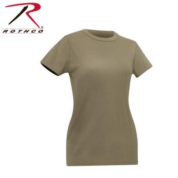 Womens Longer T-shirt - Coyote Brown