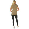 Womens Longer T-shirt - Coyote Brown