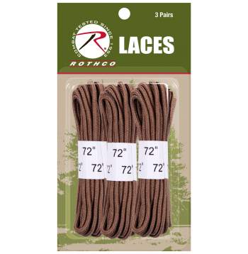 72" Boot Laces - 3 Pack