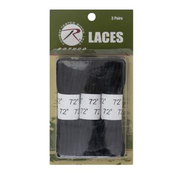 72" Boot Laces - 3 Pack