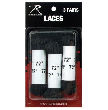 72" Boot Laces - 3 Pack