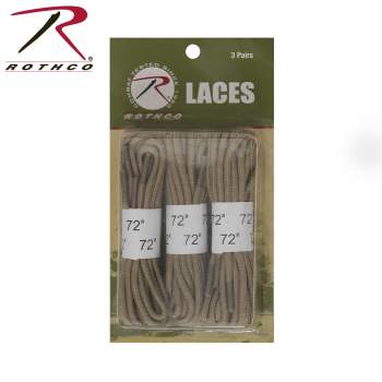 72" Boot Laces - 3 Pack