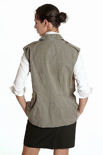 Vintage German Bundeswehr Moleskin Vest