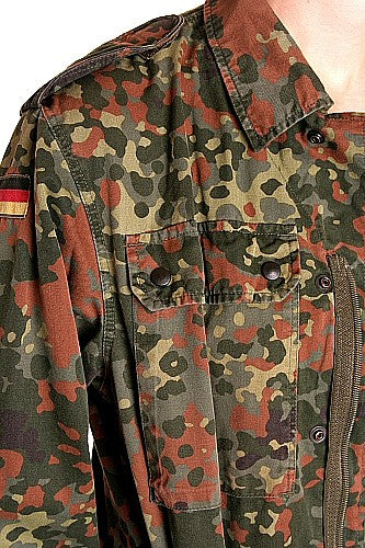 German Bundeswehr Flecktarn Camouflage Combat Shirt