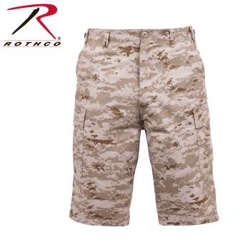 Long Length Camo BDU Shorts